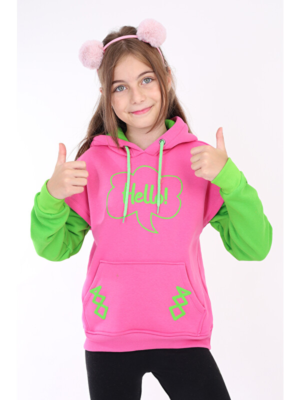 Toontoykids Kız Çocuk Baskılı Sweatshirt