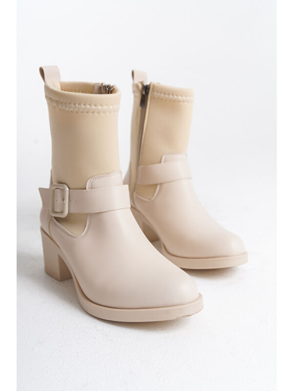 D1004 Soğuk Geçirmez Kışlık Kadın Bot - Görsel 4