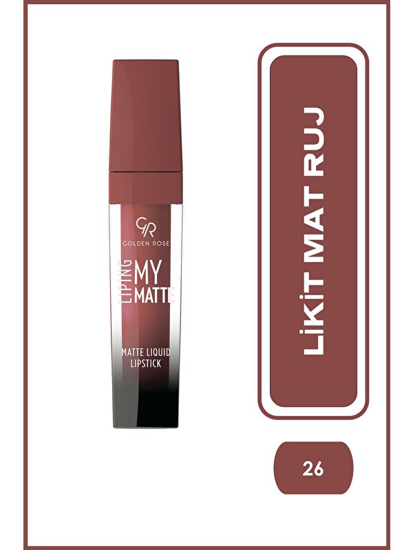 GOLDEN ROSE Liping My Matte No:26 - Likit Mat Ruj