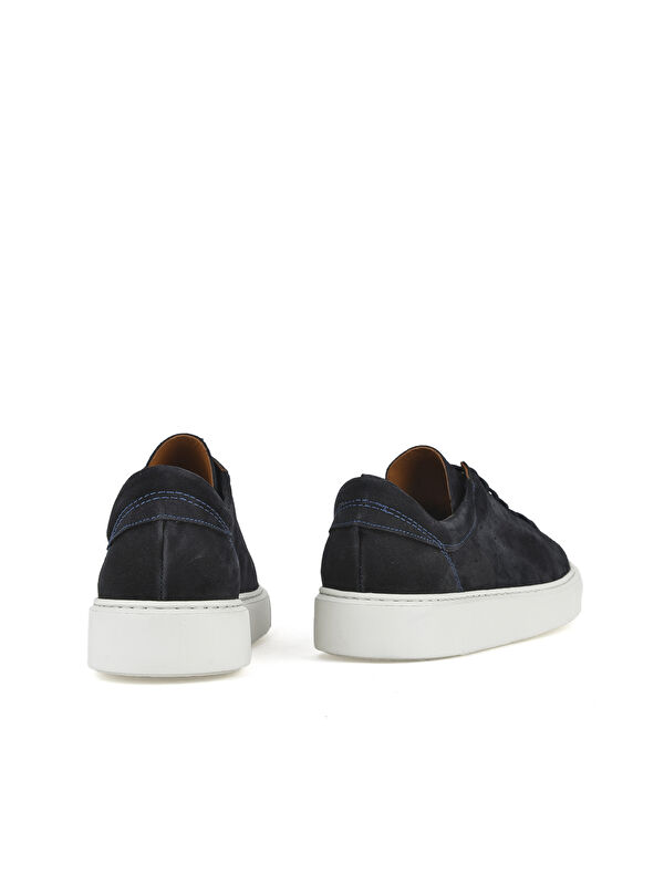 Erkek Hakiki Deri Sneaker 1511026Z8952 Lacivert - Görsel 4