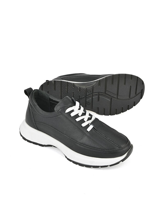 Kadın Hakiki Deri Sneaker 1511050Z2052 Siyah - Görsel 5
