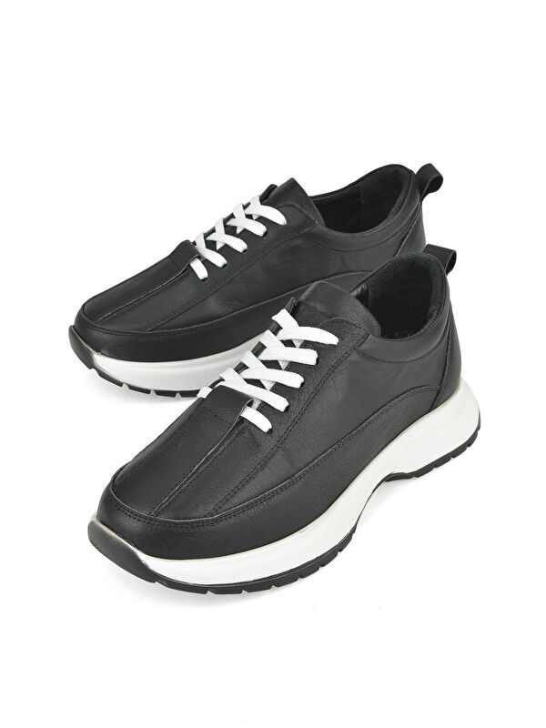 Kadın Hakiki Deri Sneaker 1511050Z2052 Siyah - Görsel 6