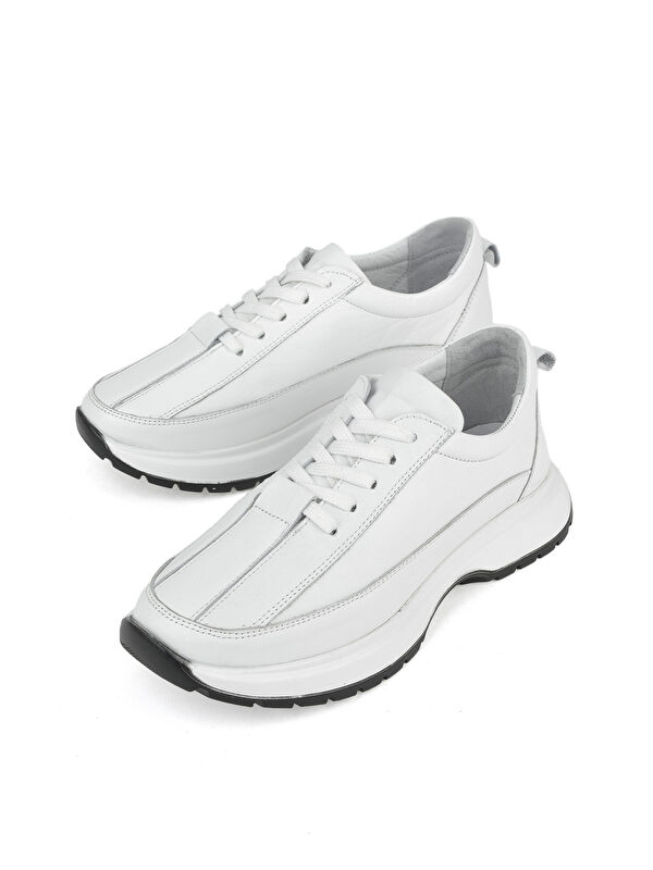 Kadın Hakiki Deri Sneaker 1511050Z2052 Beyaz - Görsel 6