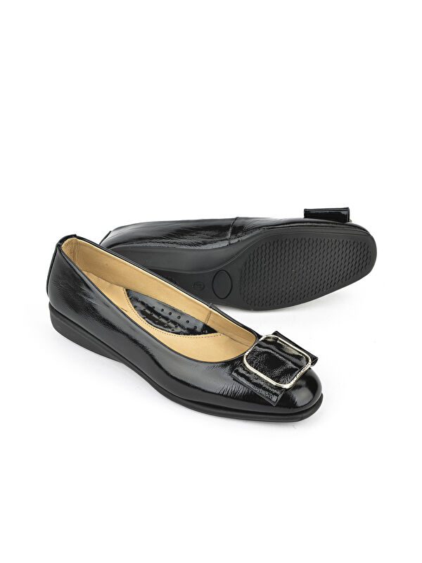 Ziya Ayakkabi Bej Ziya Ayakkabi Hakiki Deri Kadın Konfor Babet 1511050Z22212