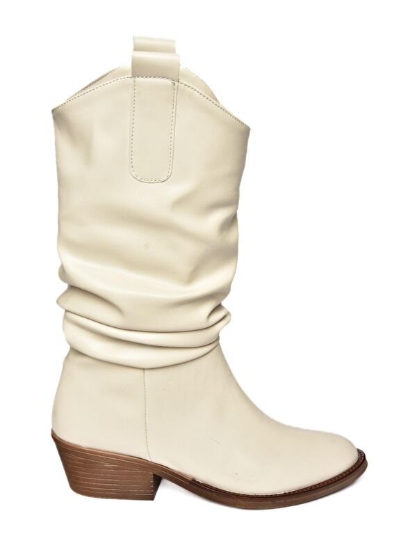 R2800805 Bej Kadın Çizme - Görsel 9