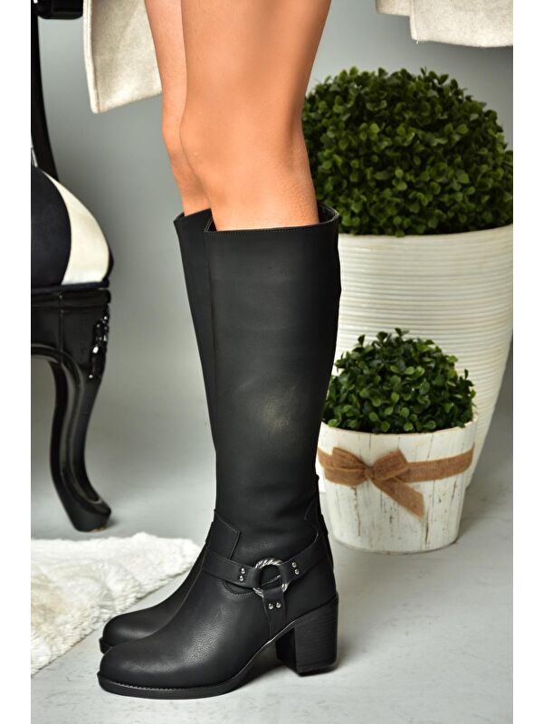 R6742113 Siyah Kadın Çizme - Görsel 3