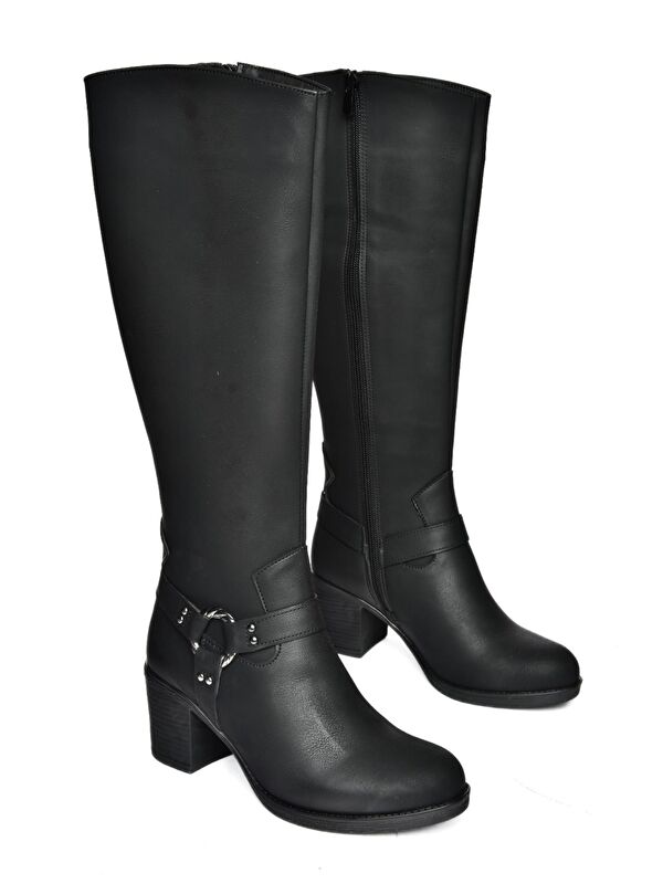 R6742113 Siyah Kadın Çizme - Görsel 8