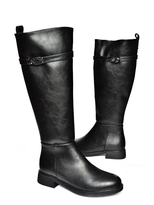 R3122253 Siyah Kadın Çizme - Görsel 7