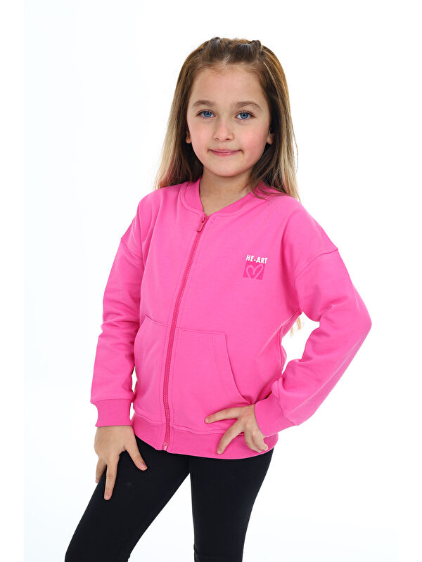 Toontoykids Kız Çocuk Baskılı Hırka