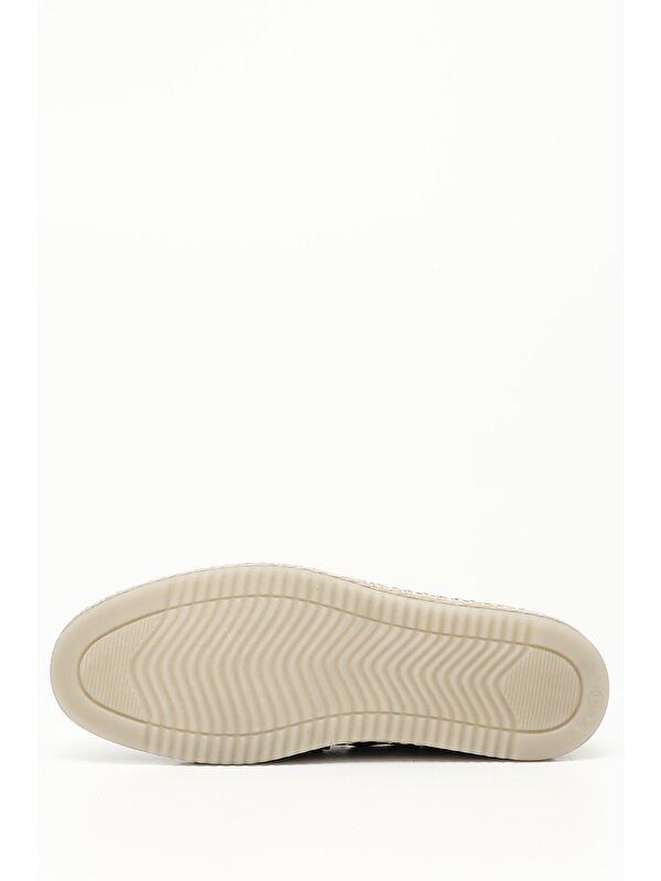 KOYU SİYAH Hakiki Deri Yuvarlak Burun Erkek Loafer Ayakkabı 42400 - Görsel 5