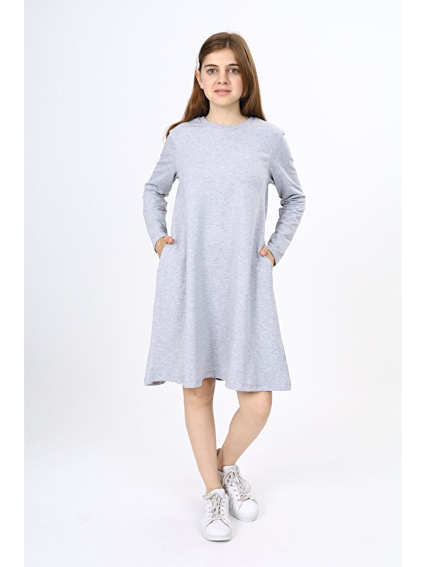 Toontoykids Kız Çocuk Nakışlı Elbise