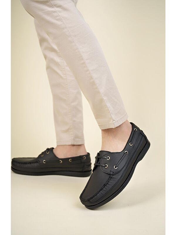 Dexter Hakiki Deri Erkek Günlük Klasik Casual Ayakkabı - Görsel 4