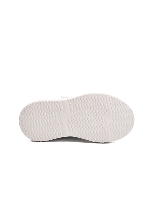 Beyaz Cırtlı Hafif Esnek Erkek Çocuk Spor Ayakkabı 2033 F - Görsel 6