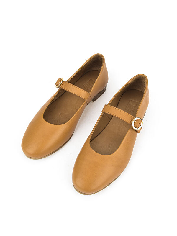 Hakiki Deri Kadın Ayakkabı 1511033Z2563 Taba - Görsel 6