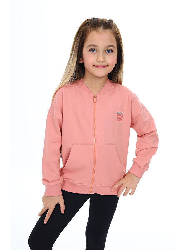 Toontoykids Kız Çocuk Baskılı Hırka
