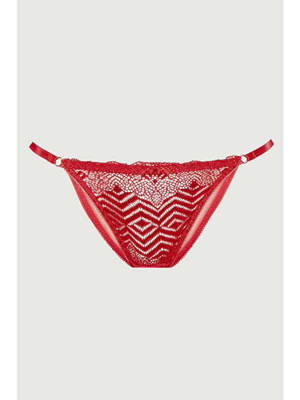 LOYA Kırmızı Crimson Dantelli Külot