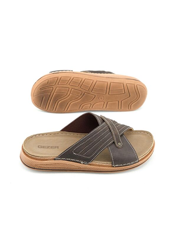 Yazlık Erkek Tasarım Rahat Taban Günlük Terlik - Görsel 6