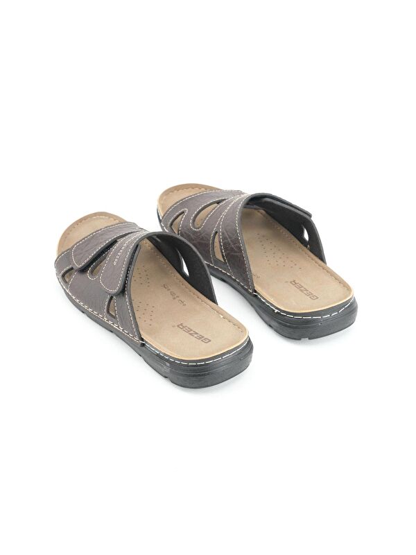 Yazlık Cırt Cırtlı Ayarlanabilir Rahat Taban Erkek Terlik - Görsel 5