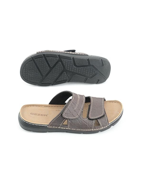 Yazlık Cırt Cırtlı Ayarlanabilir Rahat Taban Erkek Terlik - Görsel 6