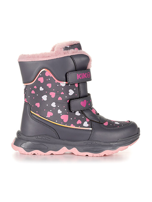 Kartanesi Cırtlı Kız Çocuk Kar Bot Soğuk Suya Dayanıklı - Görsel 4