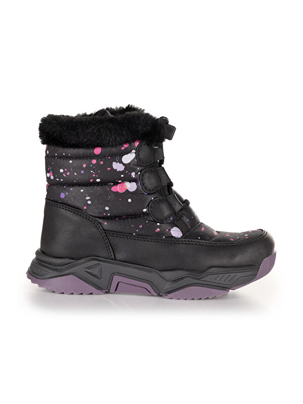 Bambu Bağcıklı Kız Çocuk Kar Botu - Görsel 4