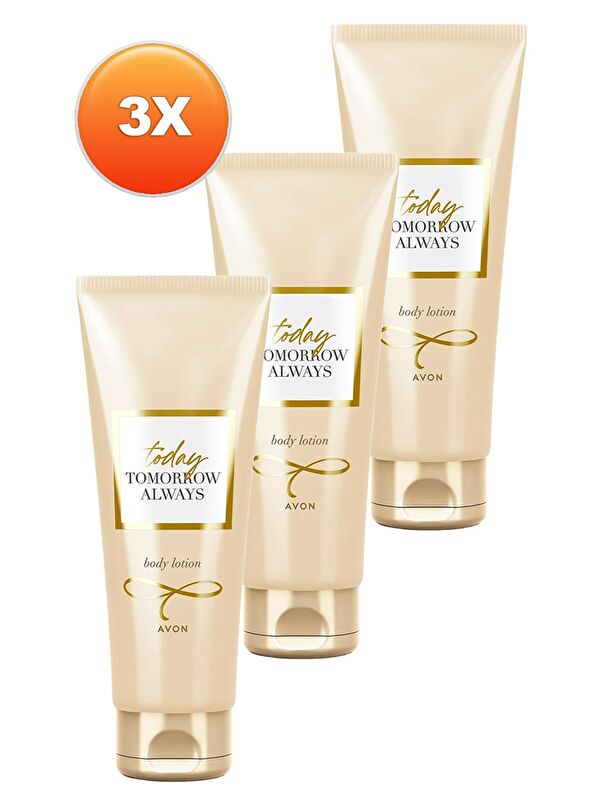 AVON TTA Today Kadın Nemlendirici Vücut Losyonu 125 ml 3'lü Set