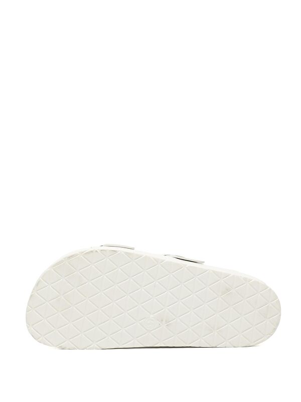 BEYAZ Tokalı Kadın Günlük Terlik 34046 - Görsel 5