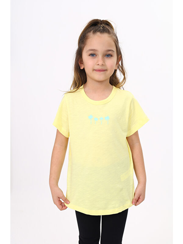 Toontoykids Kız Çocuk Baskılı Tişört