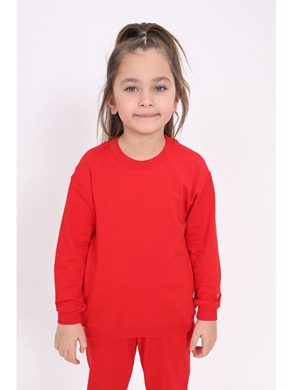 Toontoykids Kız Çocuk Baskılı Sweatshirt