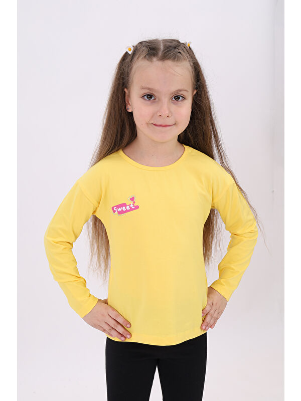 Toontoykids Kız Çocuk Baskılı Tişört
