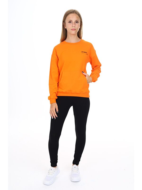 Toontoykids Kız Çocuk Baskılı Taytlı Takım