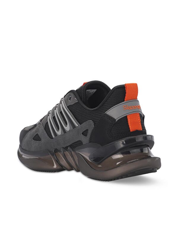 ZALAR Erkek Sneaker Ayakkabı Koyu Gri / Siyah - Görsel 4