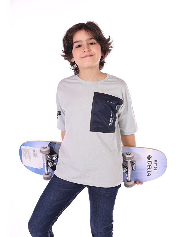 Toontoykids Erkek Çocuk Break The Lımıts Baskılı Tişört