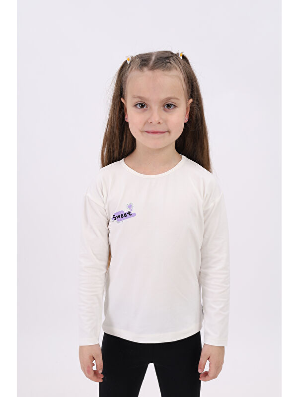 Toontoykids Kız Çocuk Baskılı Tişört