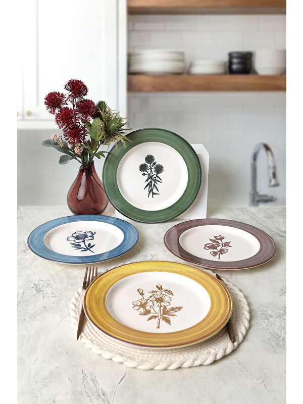 Keramika Floral Essence Servis Tabağı 28 Cm 4 Adet