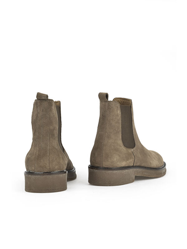 Erkek Hakiki Deri Bot 1431043Z029 Vizon - Görsel 4