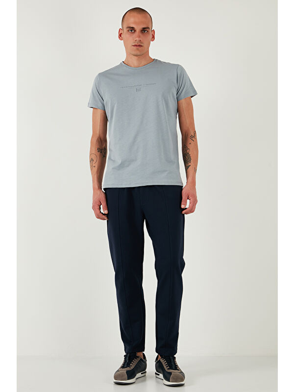 Buratti Pamuklu Regular Fit Yüksek Bel Düz Paça Çimalı %100 Pamuk Jogger Pantolon 5908058