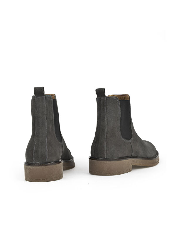 Erkek Hakiki Deri Bot 1431043Z029 Antrasit - Görsel 4