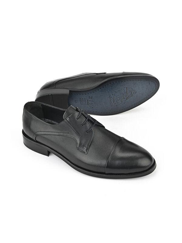 Erkek Hakiki Deri Klasik Ayakkabı 1511027Z029 Siyah - Görsel 5