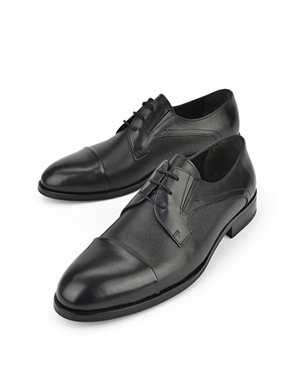 Erkek Hakiki Deri Klasik Ayakkabı 1511027Z029 Siyah - Görsel 6