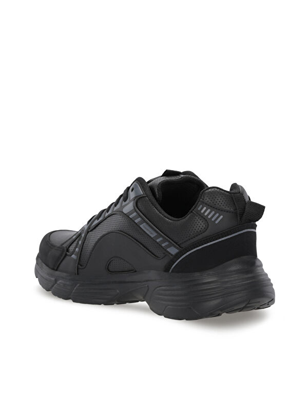 MOSSPORT I Erkek Siyah / Koyu Gri Koşu & Yürüyüş Spor Ayakkabısı - Görsel 4