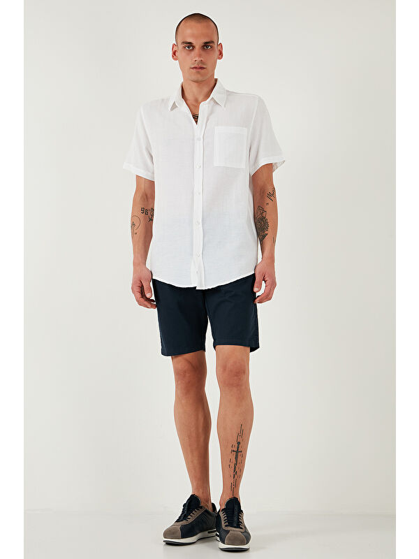 Buratti Pamuklu Slim Tapered Bermuda Şort 4503S67SMILANO