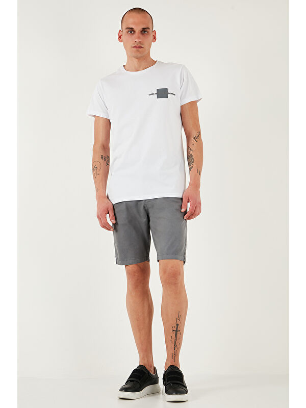 Buratti Pamuklu Slim Tapered Bermuda Şort 4503S67SMILANO