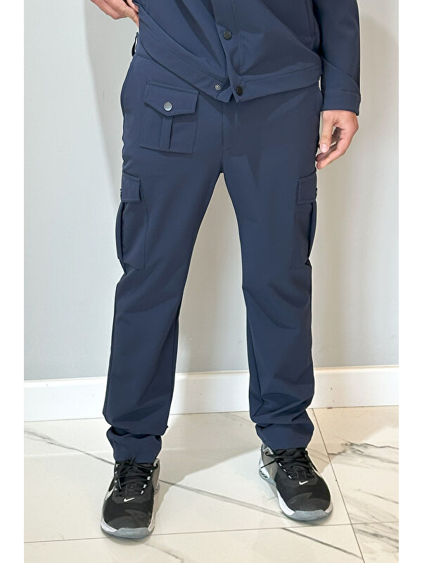 Remsa Erkek Çıtçıtlı Kargo Pantolon 24720 Lacivert