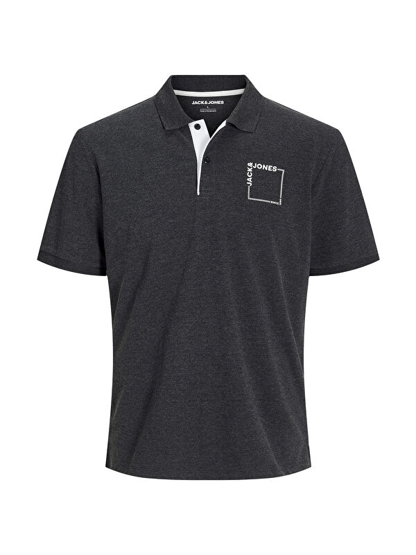Jack & Jones Jjverner Pamuklu Regular Fit Düğmeli Polo Yaka %100 Pamuk Tişört 12269307