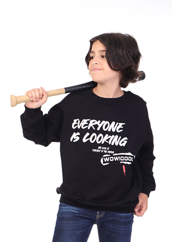 Toontoykids Erkek Çocuk Baskılı Sweatshirt