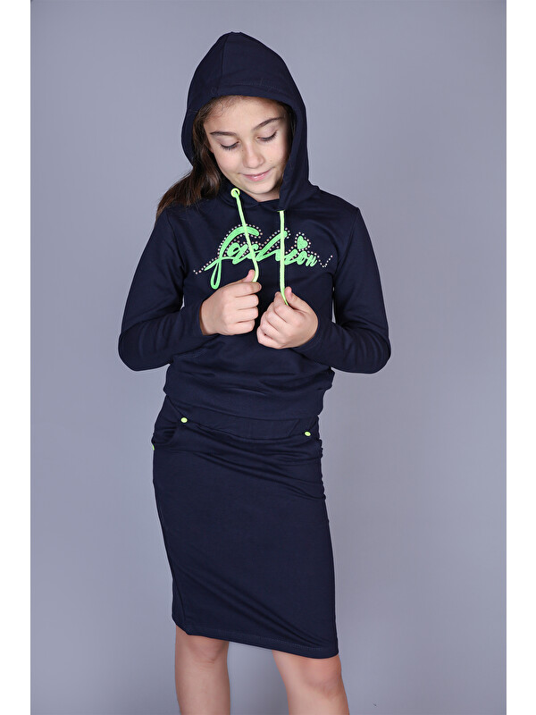 Toontoykids Kız Çocuk Fashion Etekli Takım