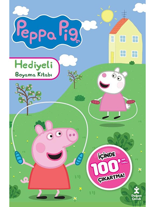 Doğan Çocuk Peppa Pig 100+ Çıkartma Hediyeli Boyama Kitabı -