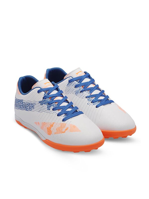 CYPRUS Erkek Futbol Ayakkabı Beyaz / Saks Mavi - Görsel 3