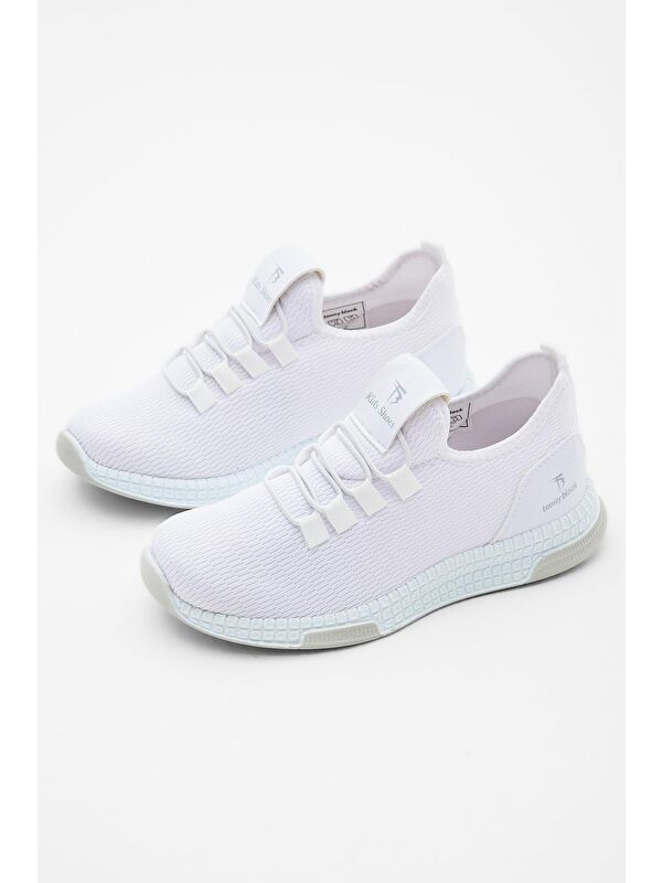 Çocuk Unisex Beyaz Rahat Ayakkabı - Görsel 4